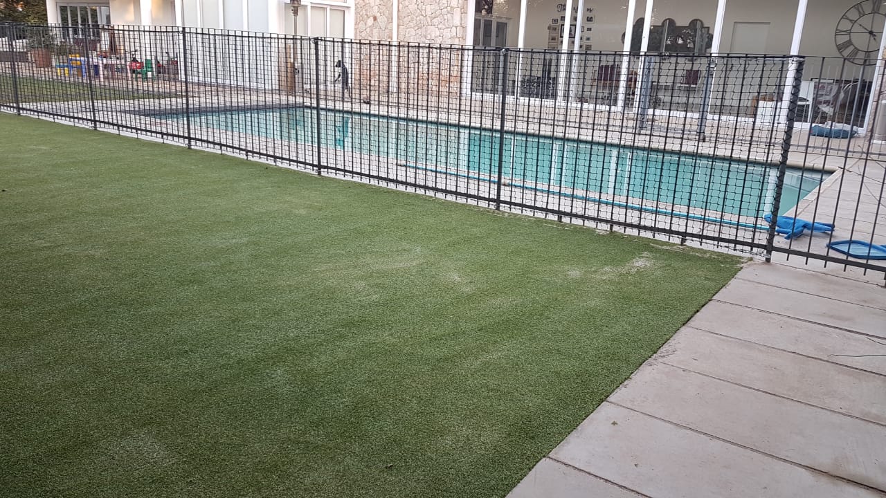 Hockey Practice Pitch artificial grass installation by Syngrass