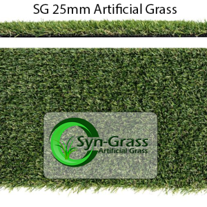 SynGrass 25mm Artificial Grass (5m x 2m | 20m²)