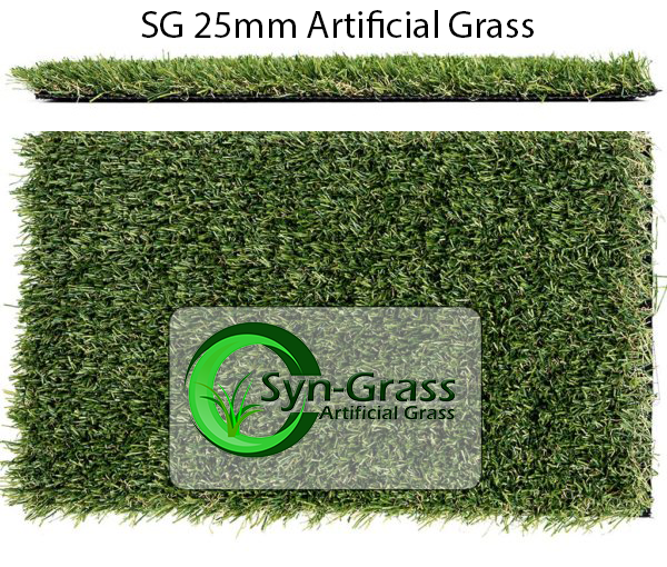 SynGrass 25mm Artificial Grass (20m x 2m | 40m²)