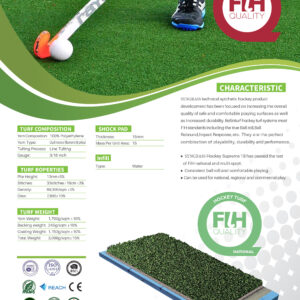 Hockey Synthetic Turf - Wet