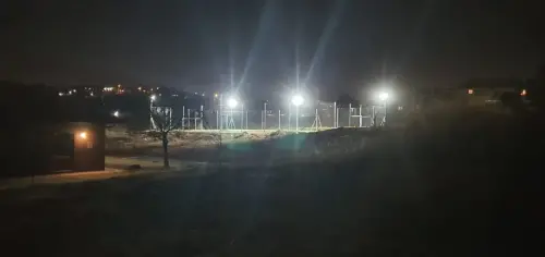 5 a side with lights