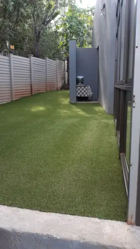 artificial grass in garden