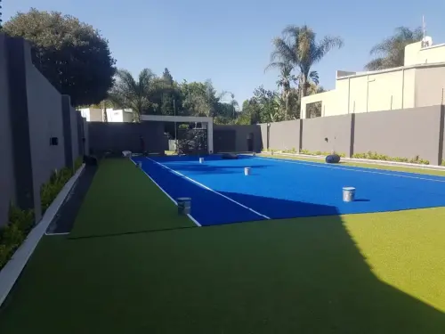 artificial tennis court