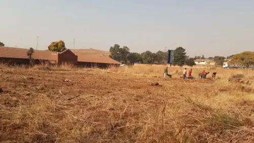 netball and soccer ptich construction