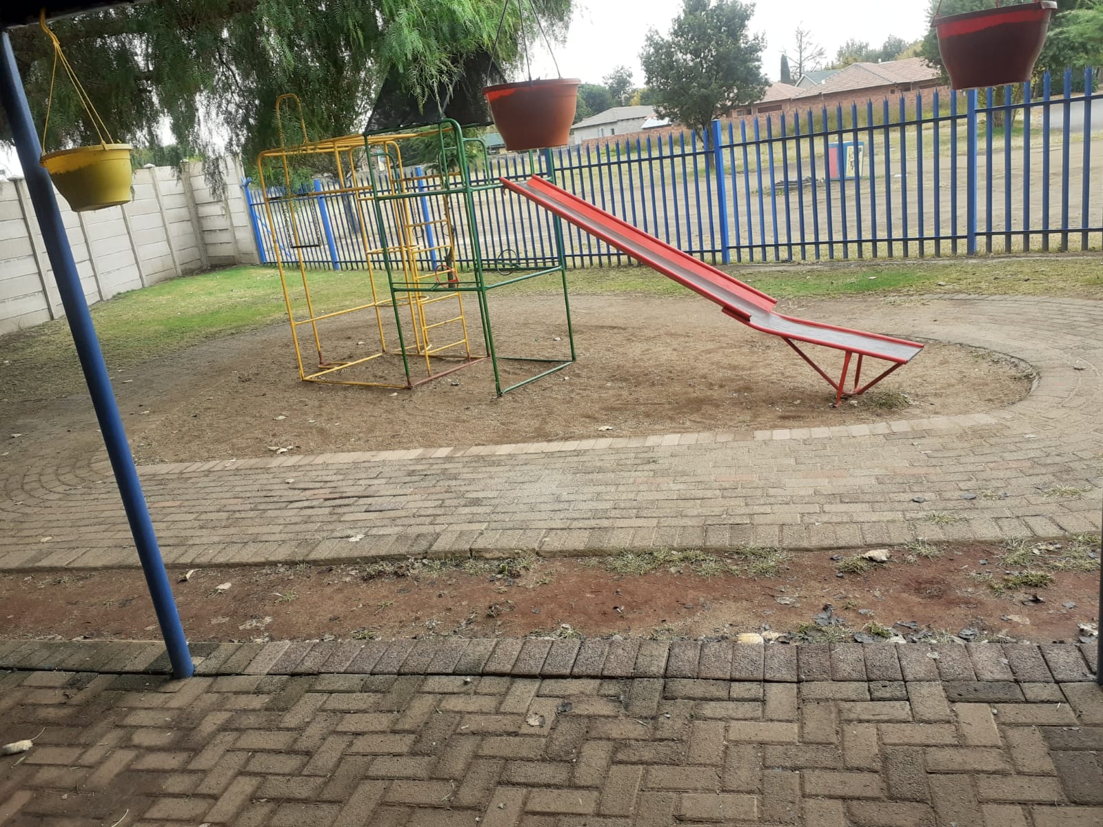 play area with out grass