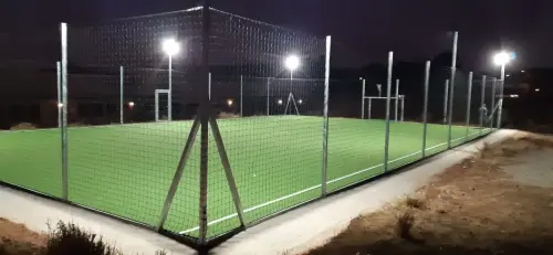 soccer and netball with led lights