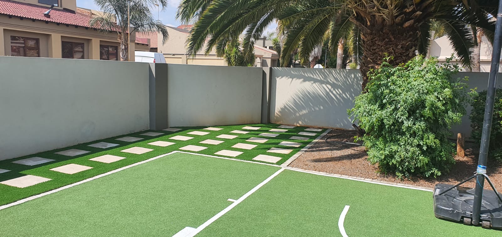 synthetic basket ball pitch