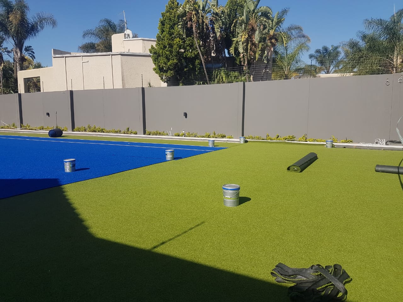 synthetic grass for tennis cort