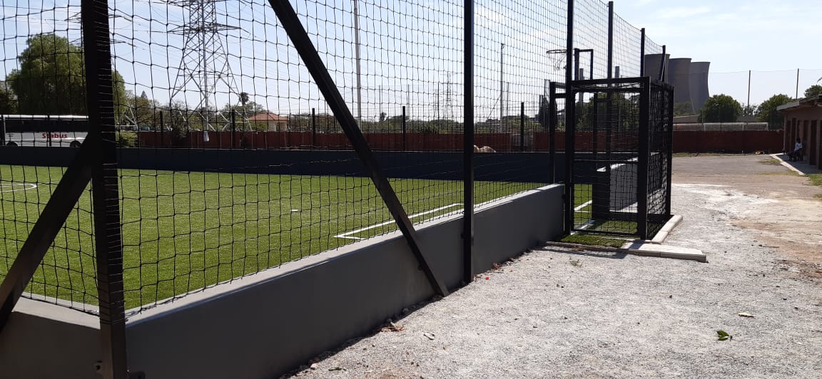 synthetic soccer pitch