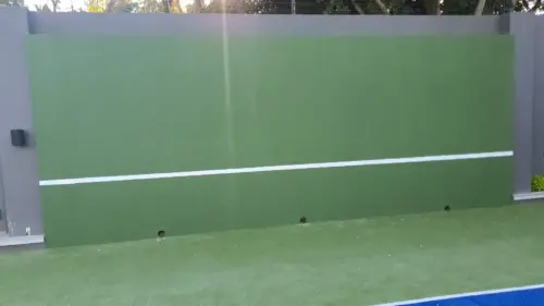 tennis practice wall